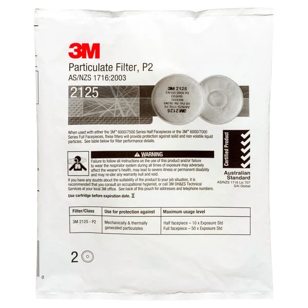 3M - 2125P02 - Staubfilter, 2000 P2R (2p)