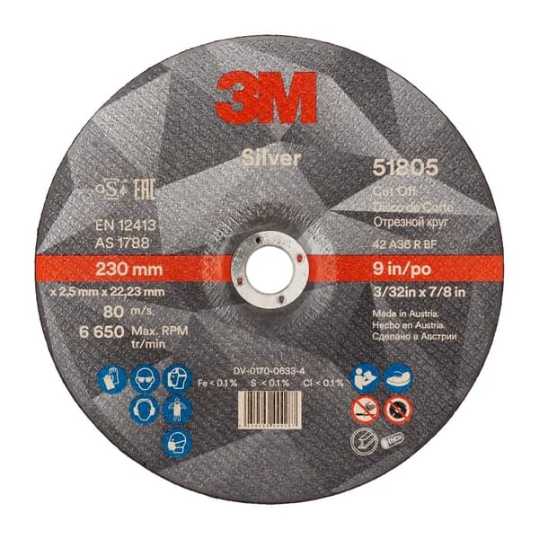 3M - 7100141070 - Trennscheibe 51802 T42 230x2,5x22,23 mm