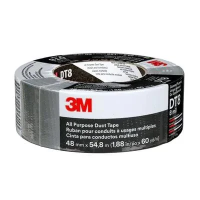 3M - 7100158345 - Klebeband DT8 Silber 48mm x 54,8m