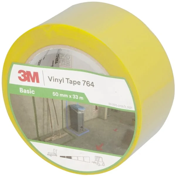3M - 7100260285 - Vinylband 764 Gelb 50 mm x 33 m