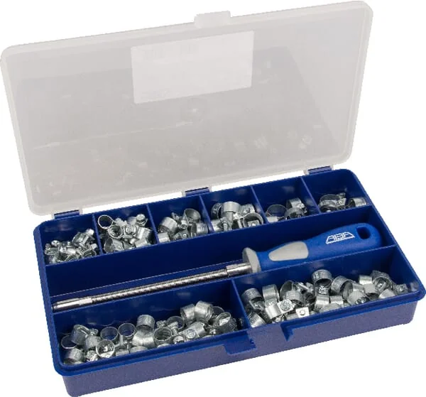 ABA - HCS12DB157 - Ass. Box MSZP Schlauchschellen