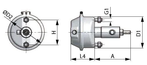 ADR - BCDT1225 - T12 Doppelbremszylinder