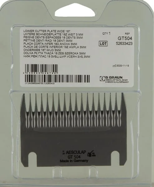 Aesculap - GT504 - Unterklinge 18 Zaehne