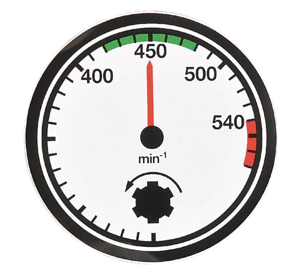 AGCO - 165901 - Fella 450 U/min Aufkleber