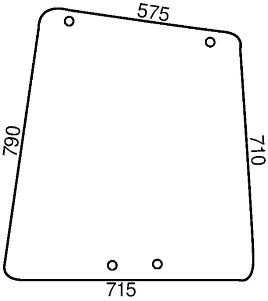 Agco - VT30028710 - Seitenscheibe