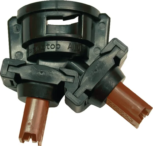 Agrotop - 12825 - Doppeldueenkappe, Bajonett, SW8, Schwarz, Agrotop