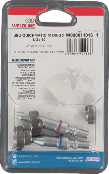 Air Liquide - WP11016 - Schnellkupplungssatz. O/C 6 und 10mm