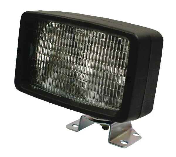 Ajba - LA03001 - Arbeitsscheinwerfer Halogen, 55w, Rechteckig, 12v, Transparent, Aufschraubbar, 145mm, Ajba