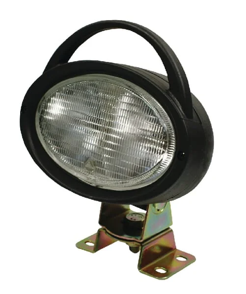 Ajba - LA09001 - Arbeitsscheinwerfer Halogen, Oval, 12v, Transparent, Aufschraubbar, Ajba