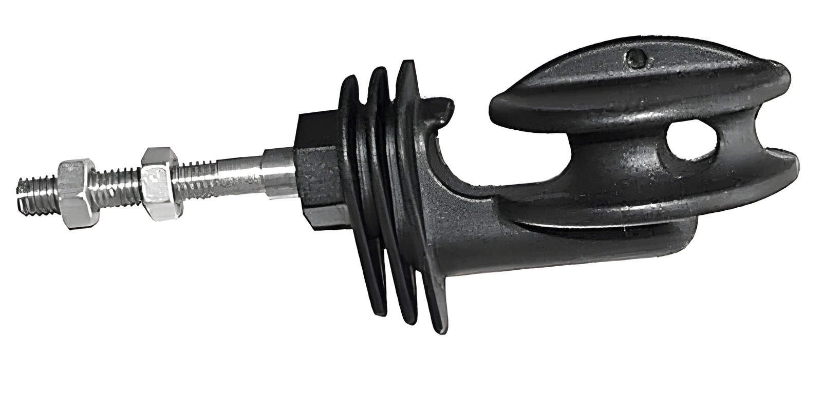 AKO - 441360 - Pigtail-Isolator Schwarz, 10 Stueck AKO