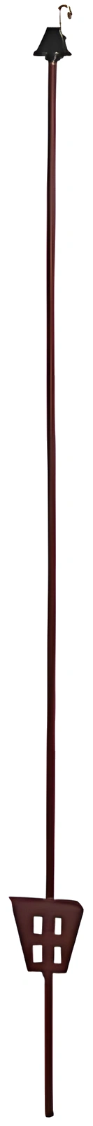 AKO - 441455P010 - Ovaler Stahlpfosten 106 Cm Mit Metalloese 10 Stueck
