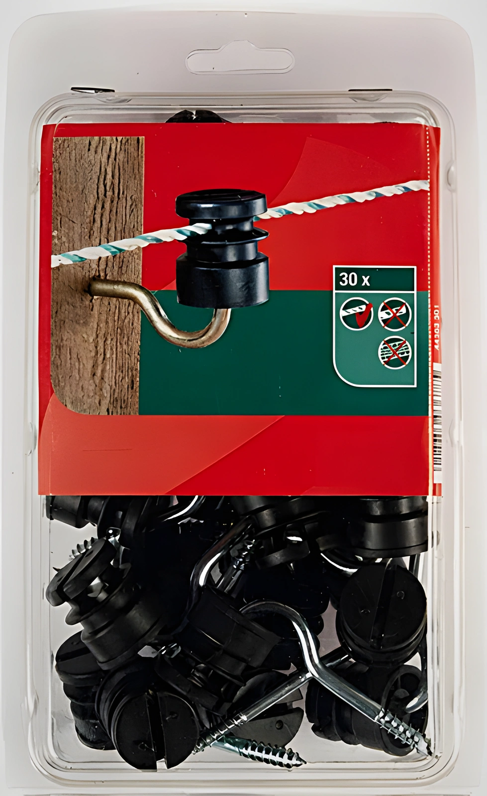 AKO - 44300301 - Isolator Schwarz 30 Stück AKO