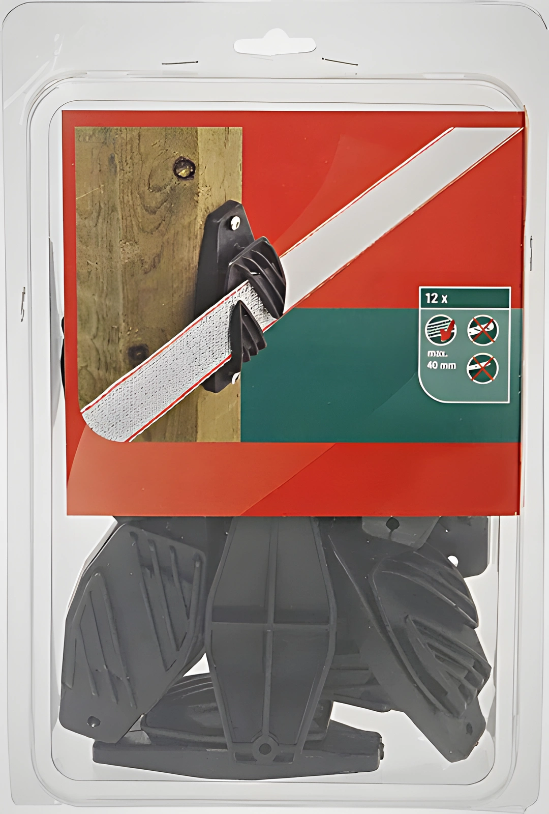 AKO - 44340121 - Isolator Fuer Band Schwarz 12 Stück AKO