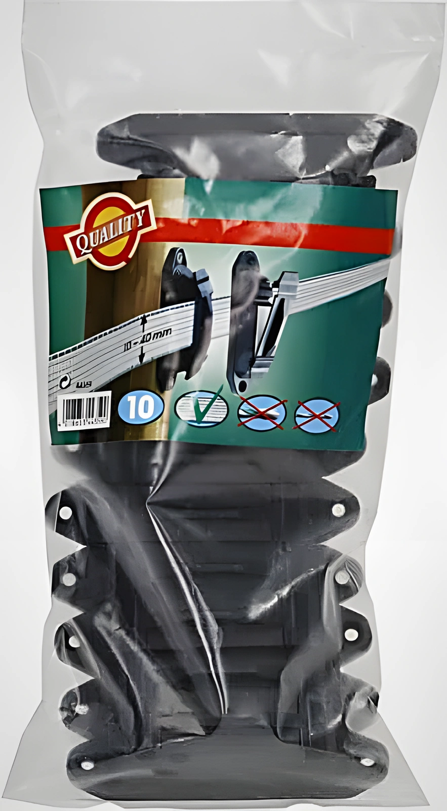 AKO - 44359 - Isolator Schwarz 10 Stück AKO