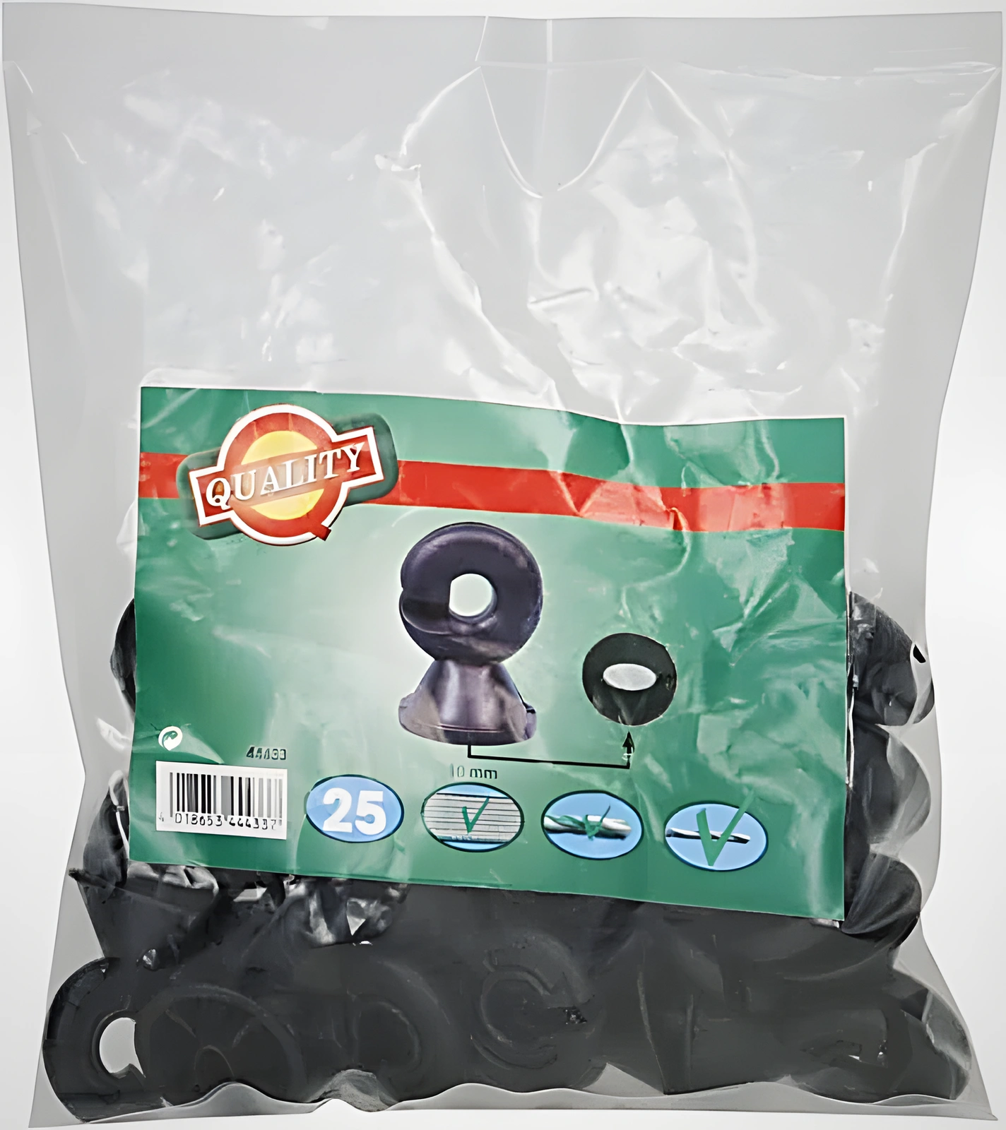 AKO - 44433 - Ringisolator Schwarz AKO