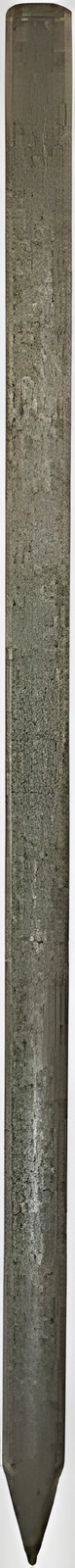 AKO - 44469 - Zaunpfosten 220cm x Diameter 100mm Grau AKO