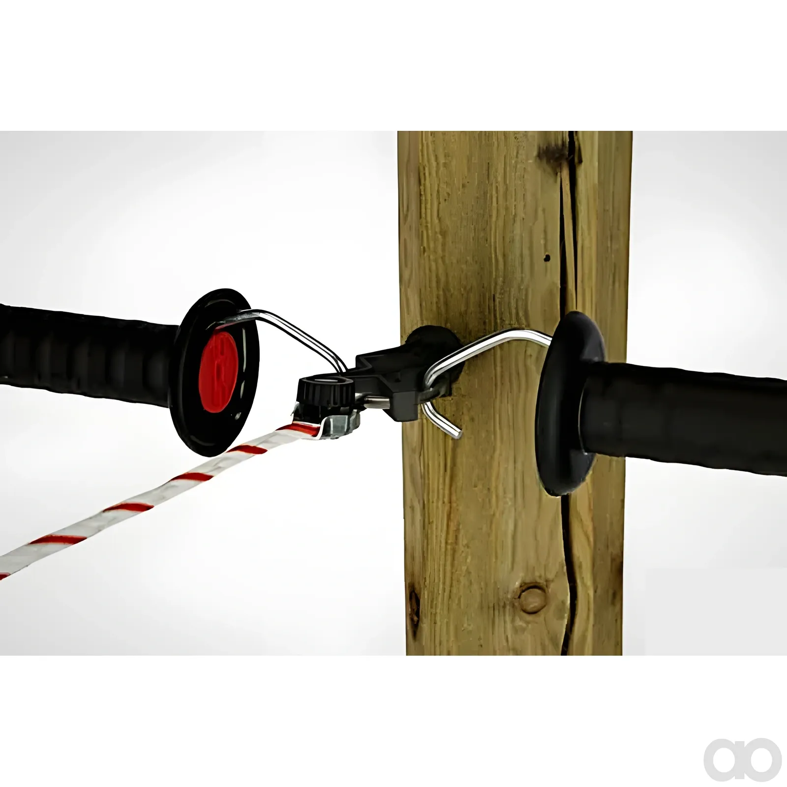AKO - 446560061 - Torisolator x³ Feuerverzinkt, Schwarz, 6 Stück