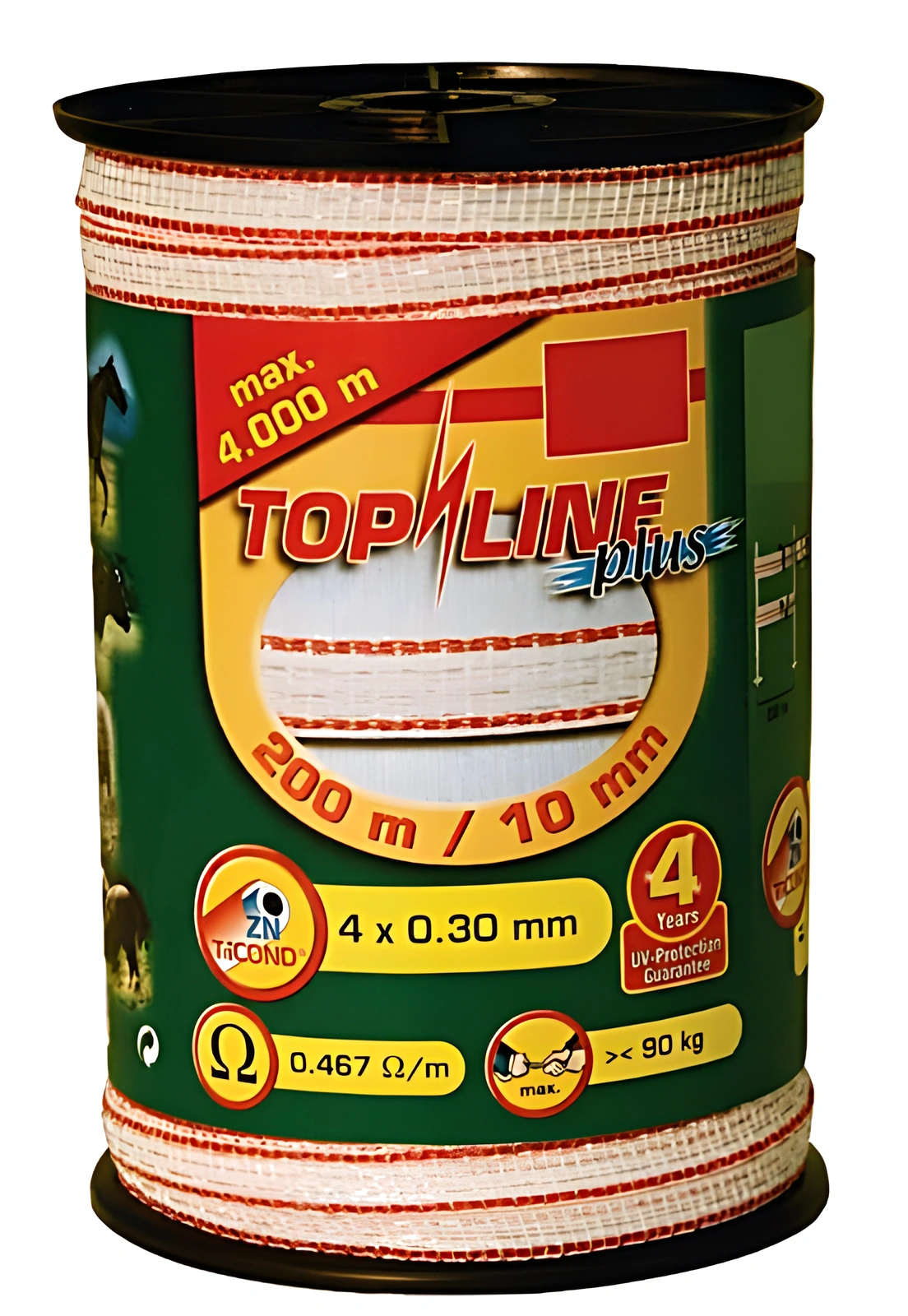 AKO - 4491504 - Zaunband Topline+ 10mm x 200