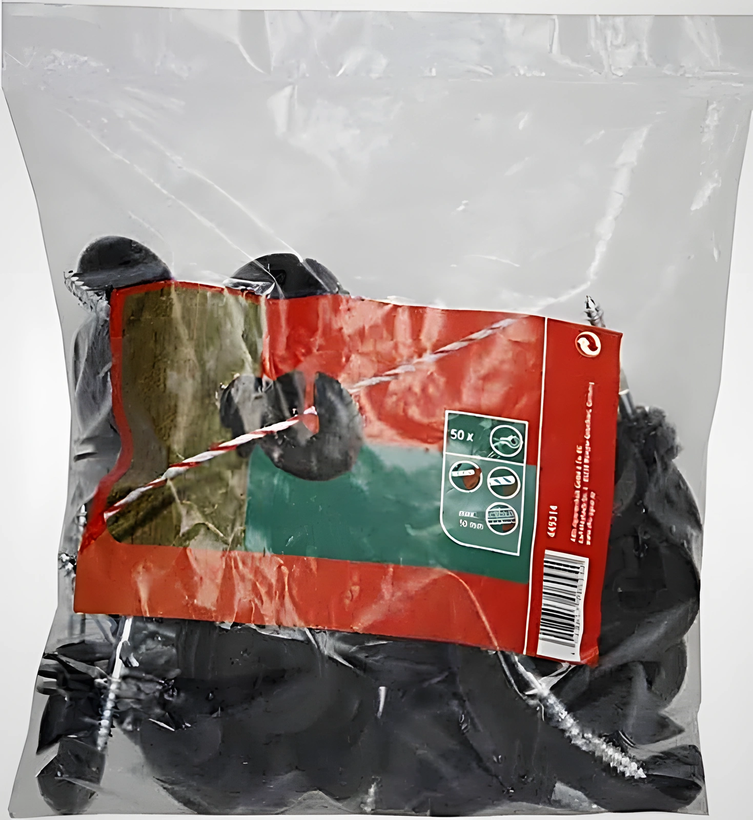 AKO - 449314 - Ringisolator Schwarz 50 Stück AKO