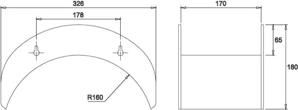 ALBA Krapf - AKS11369 - Wandschlauchhalter Big