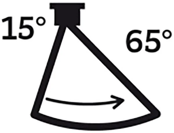 Albuz - CVIOC8002 - Luftansaugende Exzentrische Duese CVI OC 80° 02 Gelb Keramisch Albuz