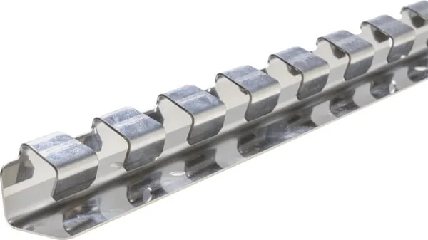 AlfaFlex - PVCHS1RVS - Traeger Mit Haken 100 cm, Edelstahl