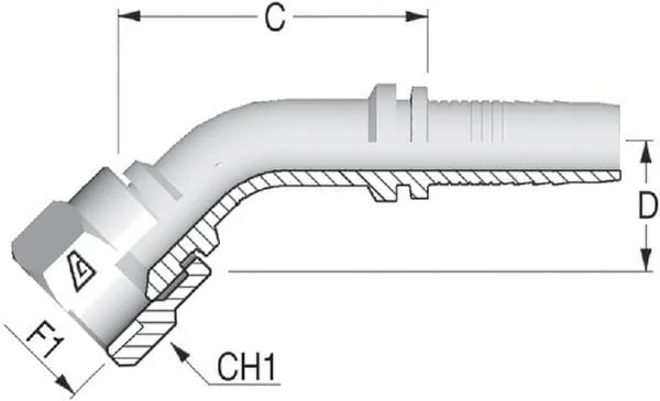 Alfagomma - PA403045 - Schlauchsaeule PA 40-30-45