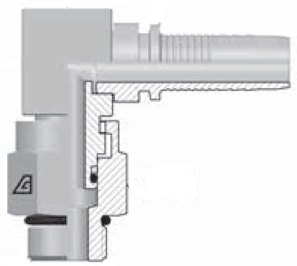 Alfagomma - PAC131490 - Saeule 90° DN13-7/8 SAE