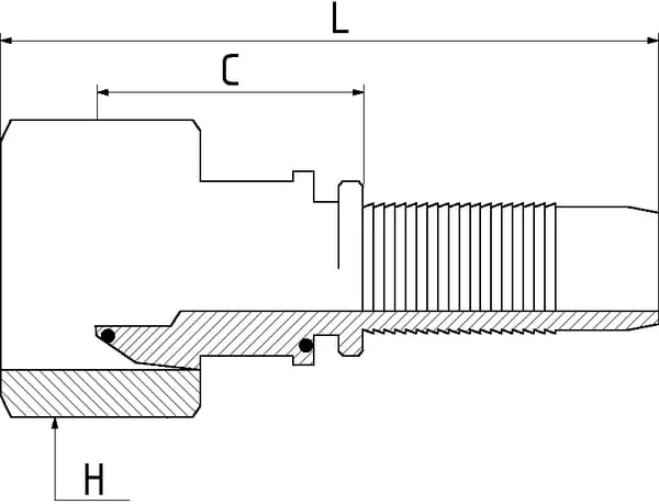 Alfagomma - PF108 - Einsatz DN10-1/2 BSP
