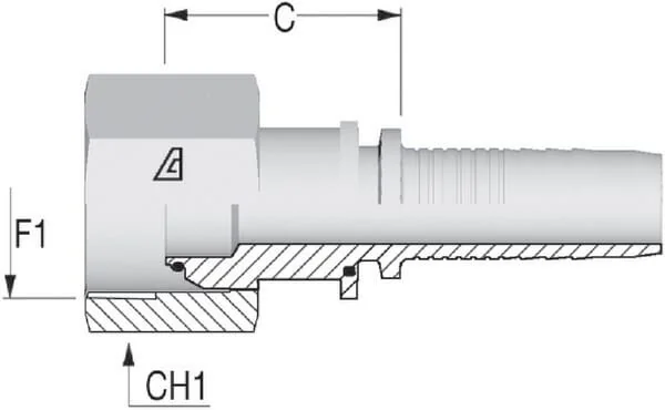 Alfagomma - PF2016 - Saeule DN20-1" BSP