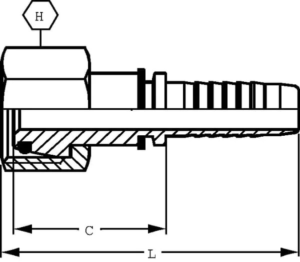 Alfagomma - PGLO1322P020 - Saeule DN13-M22x1,5 Box 20 Stk