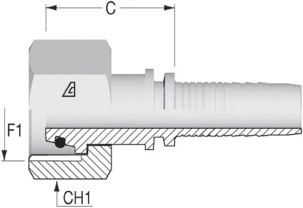 Alfagomma - PGSO1320 - Einsatz DN13-M20x1.5-12S