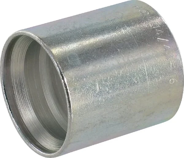 Alfagomma - SFA4S25 - Muffe Diameter 45x47,7mm DN25 Stahl / Verzinkt / Weiß Passiviert
