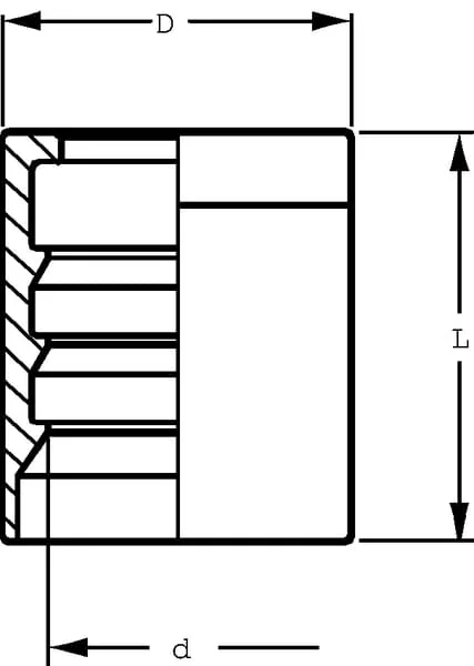 Alfagomma - SFAH425 - Muffe DN25 Interlock