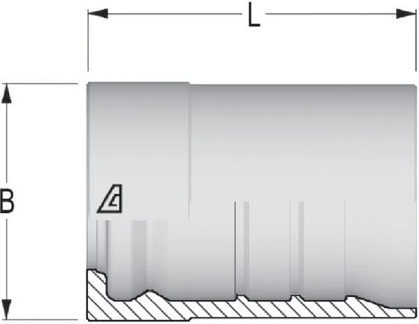 Alfagomma - SFAR1532 - Presshuels DN32-R15