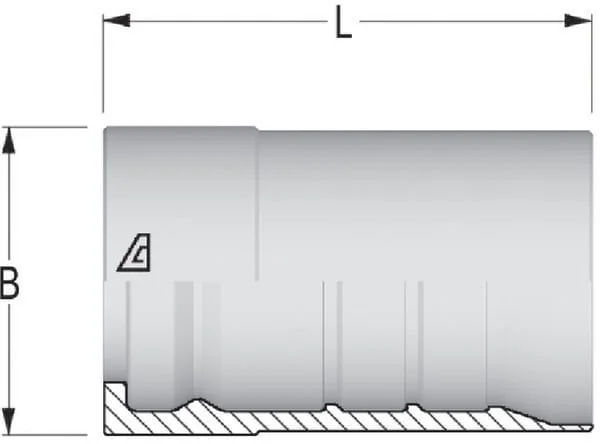Alfagomma - SFAR1550 - Pershuls DN50-R15