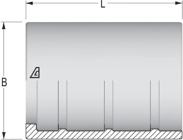 Alfagomma - SFATX225 - Pershuls DN25-3TE