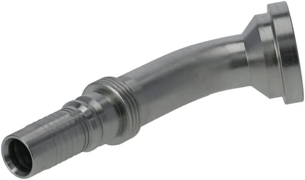 Alfagomma - SFLH201645G2 - Hydraulikkupplung 4SH-DN20 mit Flansch Durchmesser 44,5 mm 45°