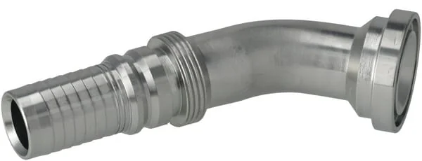 Alfagomma - SFLH251645G2 - Hydraulische Kupplung 4SH-DN25 mit Flansch Durchmesser 44,5 mm 45°