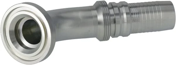 Alfagomma - SFLH322445G2 - Hydraulische Kupplung 4SH-DN32 mit Flansch Durchmesser 60,3 mm 45°