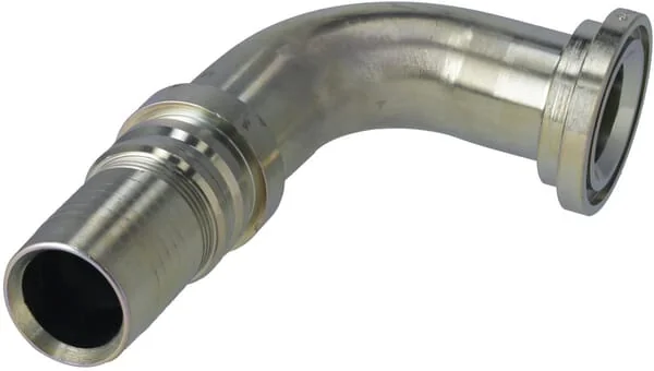 Alfagomma - SFLH402490G2 - Hydraulische Kupplung 4SH-DN40 mit Flansch Durchmesser 60,3 mm 90°