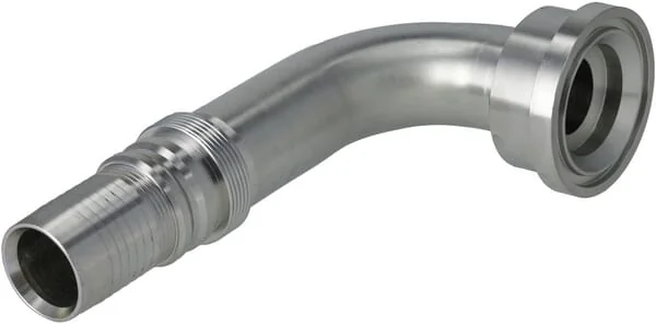 Alfagomma - SFLH403290G2 - Hydraulische Kupplung 4SH-DN40 mit Flansch Durchmesser 71,4 mm 90°