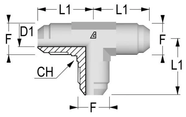 Alfagomma - T17 - T-Stift M 1-1/16 UNF