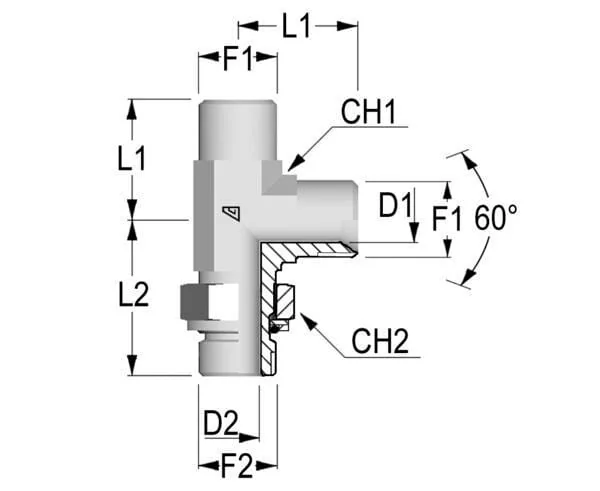 Alfagomma - TMIMM04 - L-Stuetze M 1/4 BSP