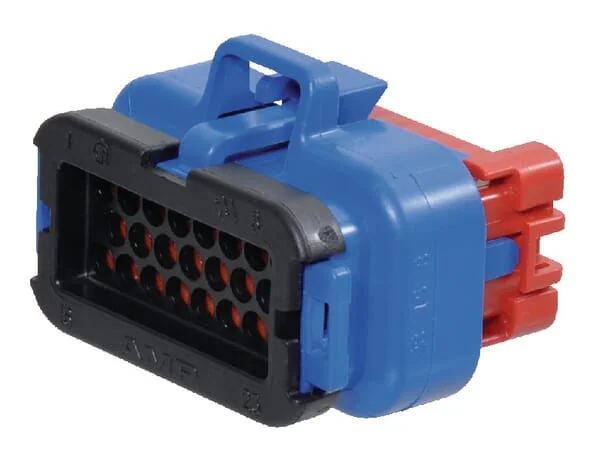 AMP TYCO - AMP7706805 - Steckergehaeuse 23 P. Weiblich Blau