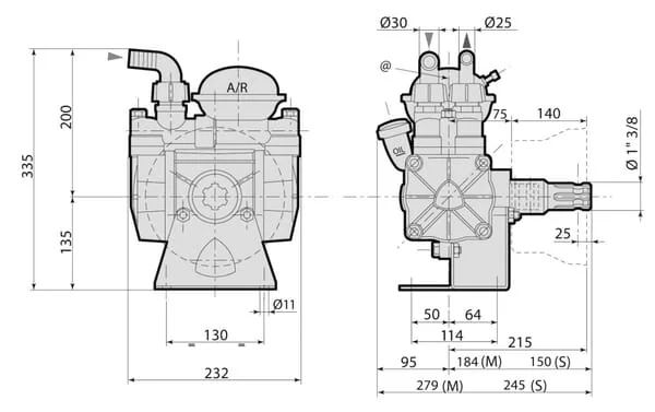 Annovi Reverberi - 16261AR - Kolbenpumpe AR70 BP SP Blueflex