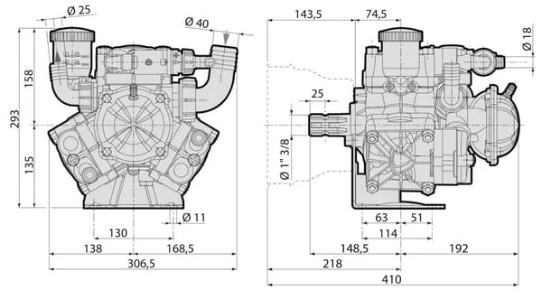 Annovi Reverberi - 16263AR - Pumpe AR 115 BP SP Blueflex