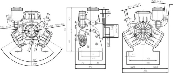 Annovi Reverberi - 16286AR - Pumpe AR 303 SP SGC Blueflex