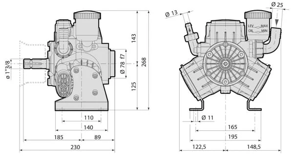 Annovi Reverberi - 16287AR - Pumpe AR 403 SP SGC Blueflex