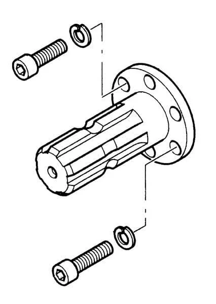 Annovi Reverberi - AR1519 - Kardangelenkwelle 13/8"